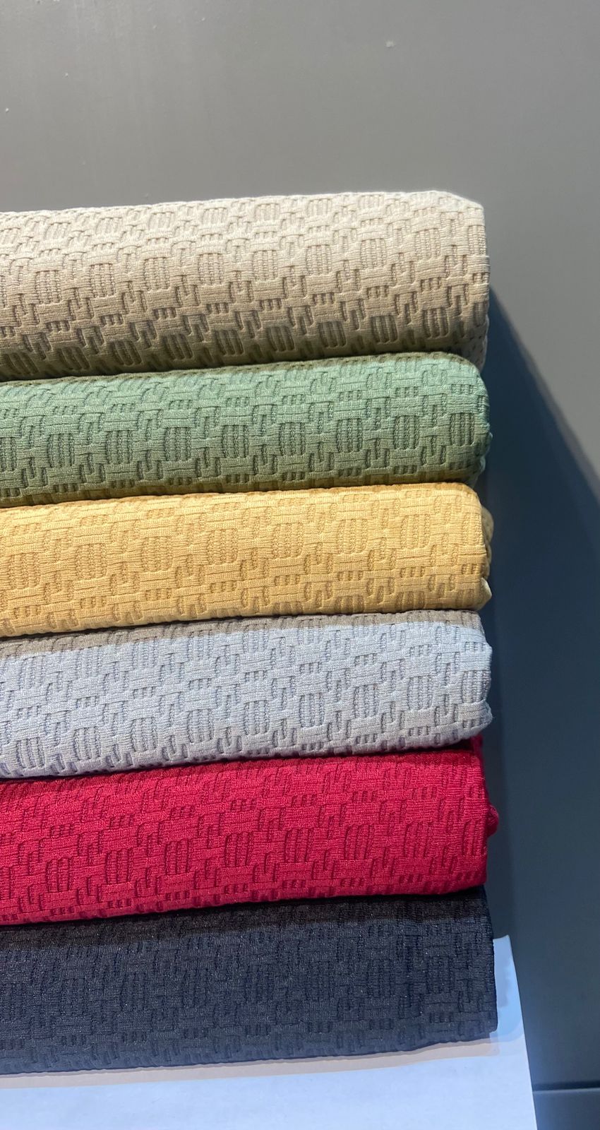 Jacquard weave detail